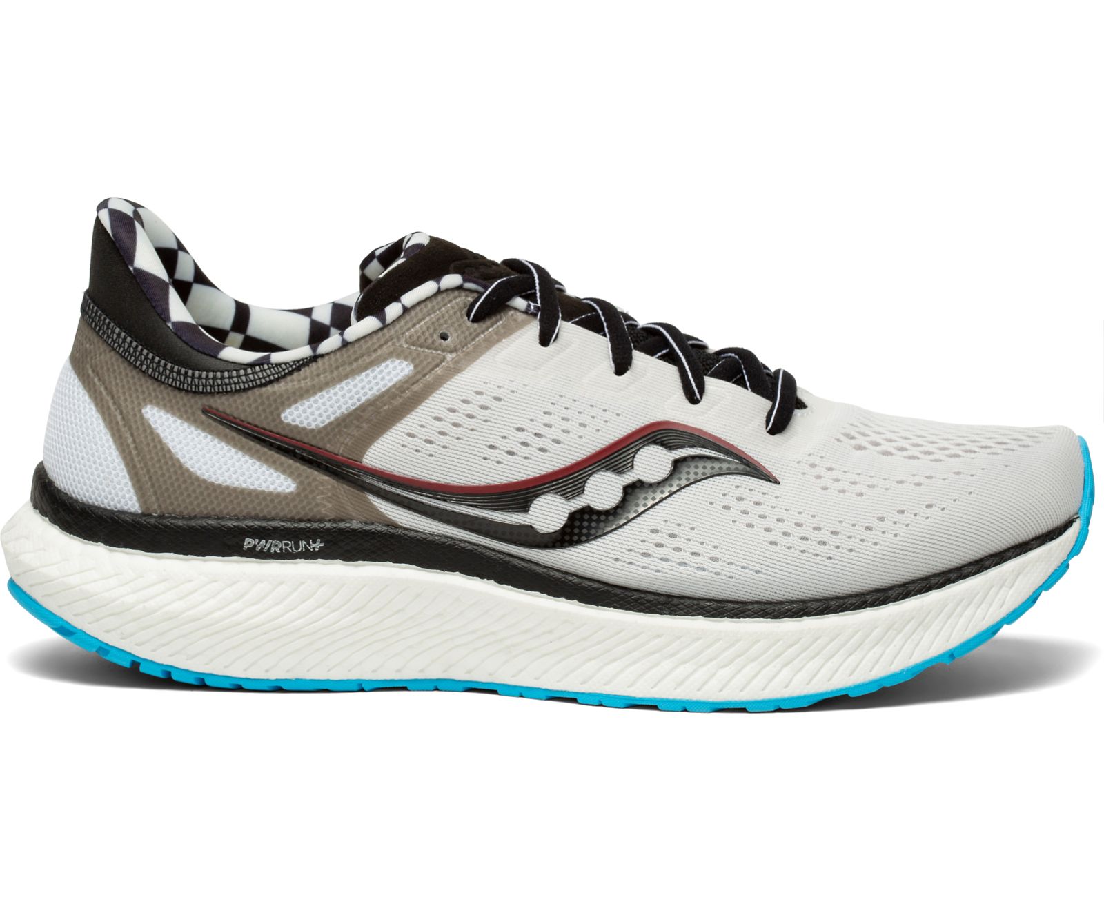 Tenis Para Correr Saucony Hurricane 23 Hombre Blancos Negros | México 514ZUTG